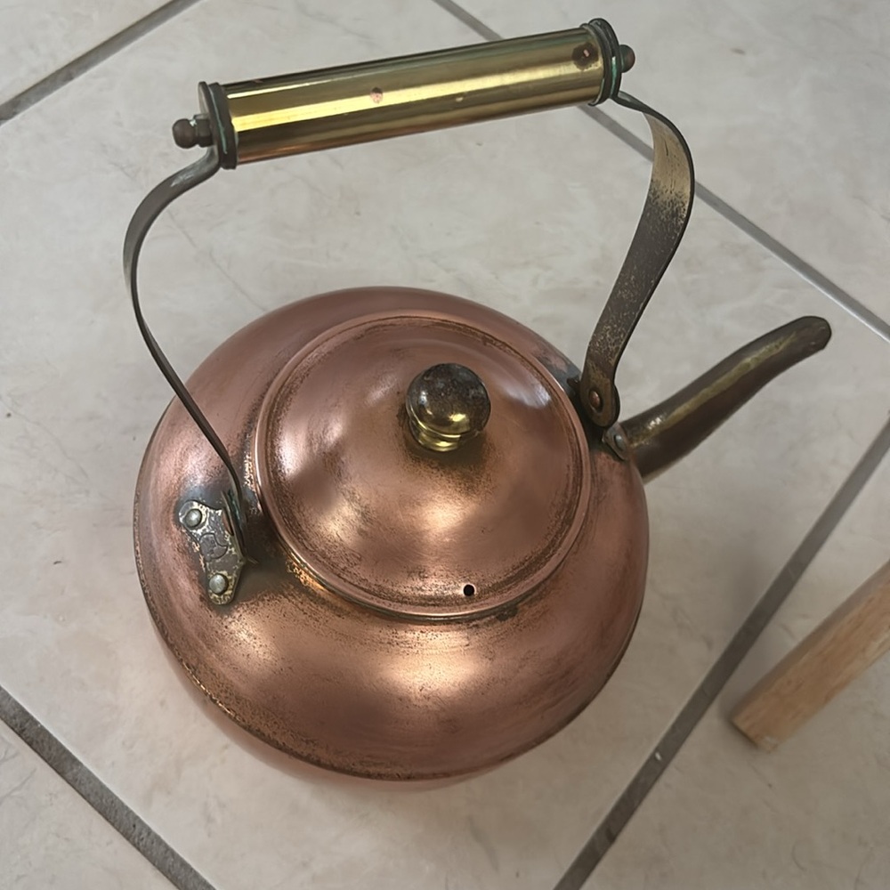 Others Follow Copper and Brass Tea Kettle